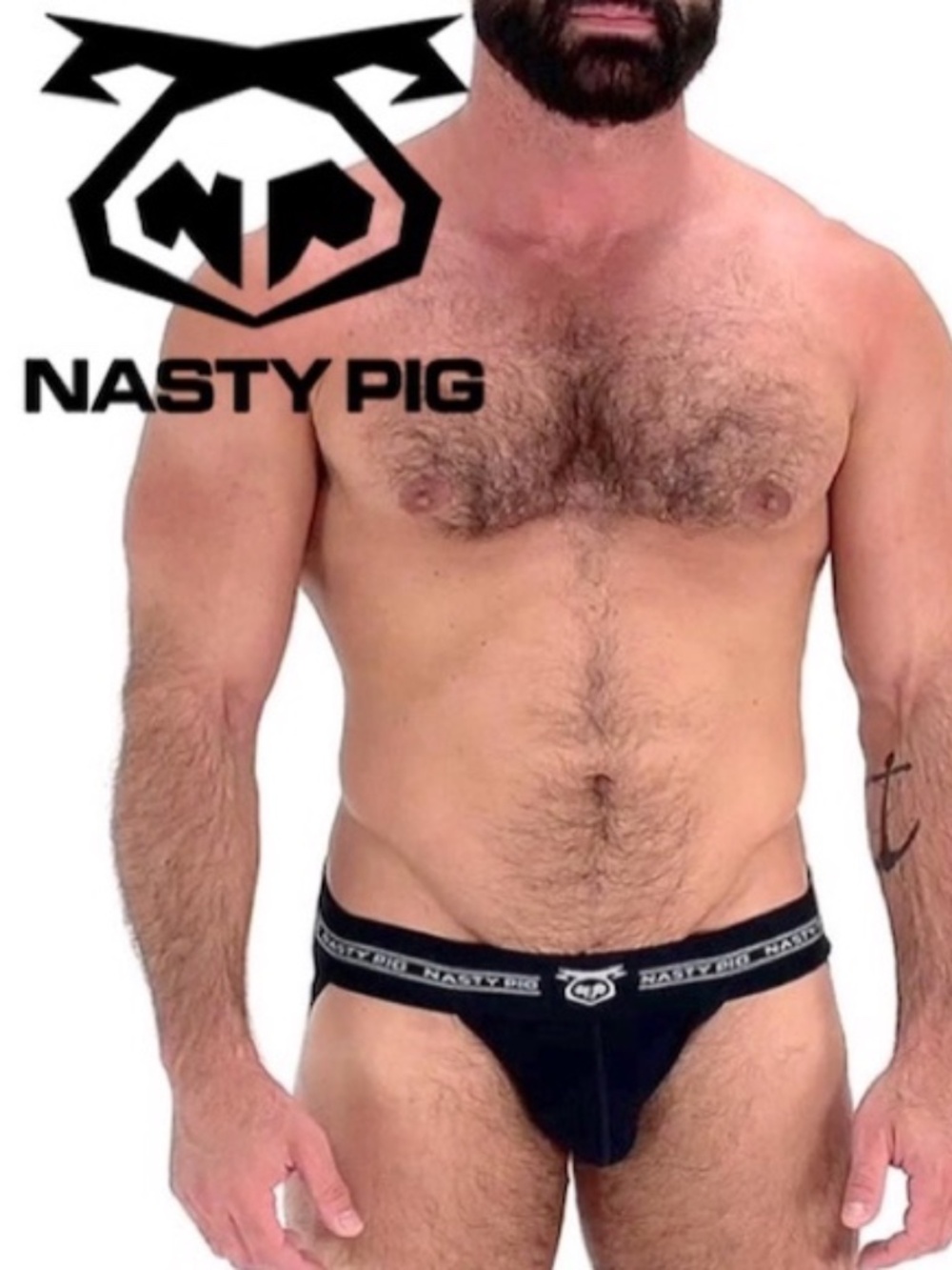 Nasty Pig Jock XL stretched waistband 46-52" waist 90% polyester /10% spandex